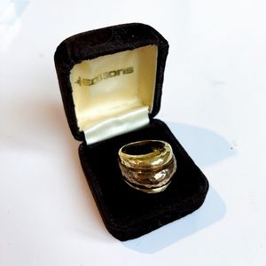 Iator Gold Over Sterling Cocktail Ring